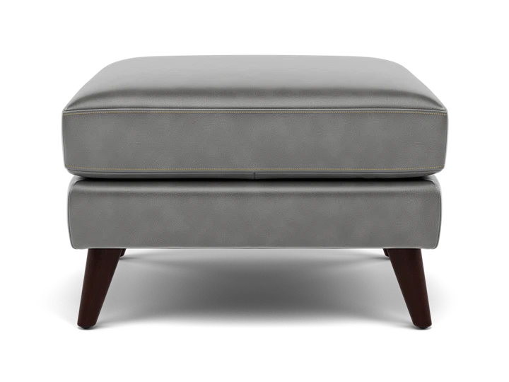 Naomi Leather Ottoman
